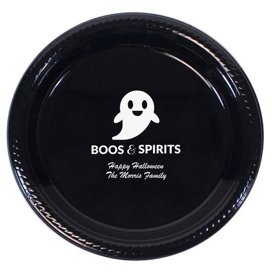 Boos & Spirits Plastic Plates